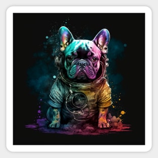 French Bulldog Puppy Frenchy doggy dog Sci-fi Sticker